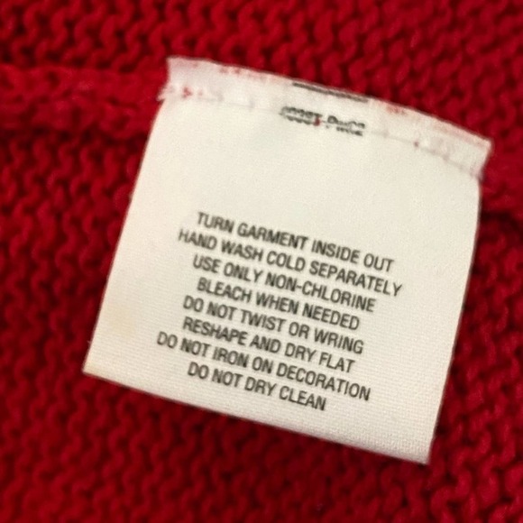 Holiday Editions Christmas Cardigan w/ Snowflakes & Town embroidery - size Large - Picture 6 of 7